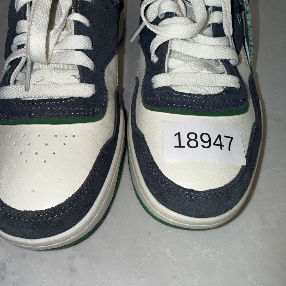 Reebok Mens Court Advance White Navy Glen Green GALAXY1 Sneakers Size 9.5 - Picture 7 of 7